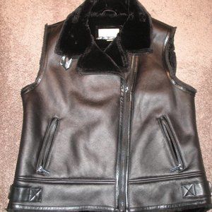 Michael Kors Faux Sheepskin Lined Vest- New with Tags